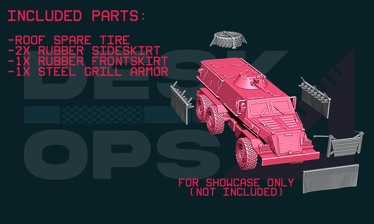 Armour Upgrade Kit for Ural 432007 "Chekan" APCs