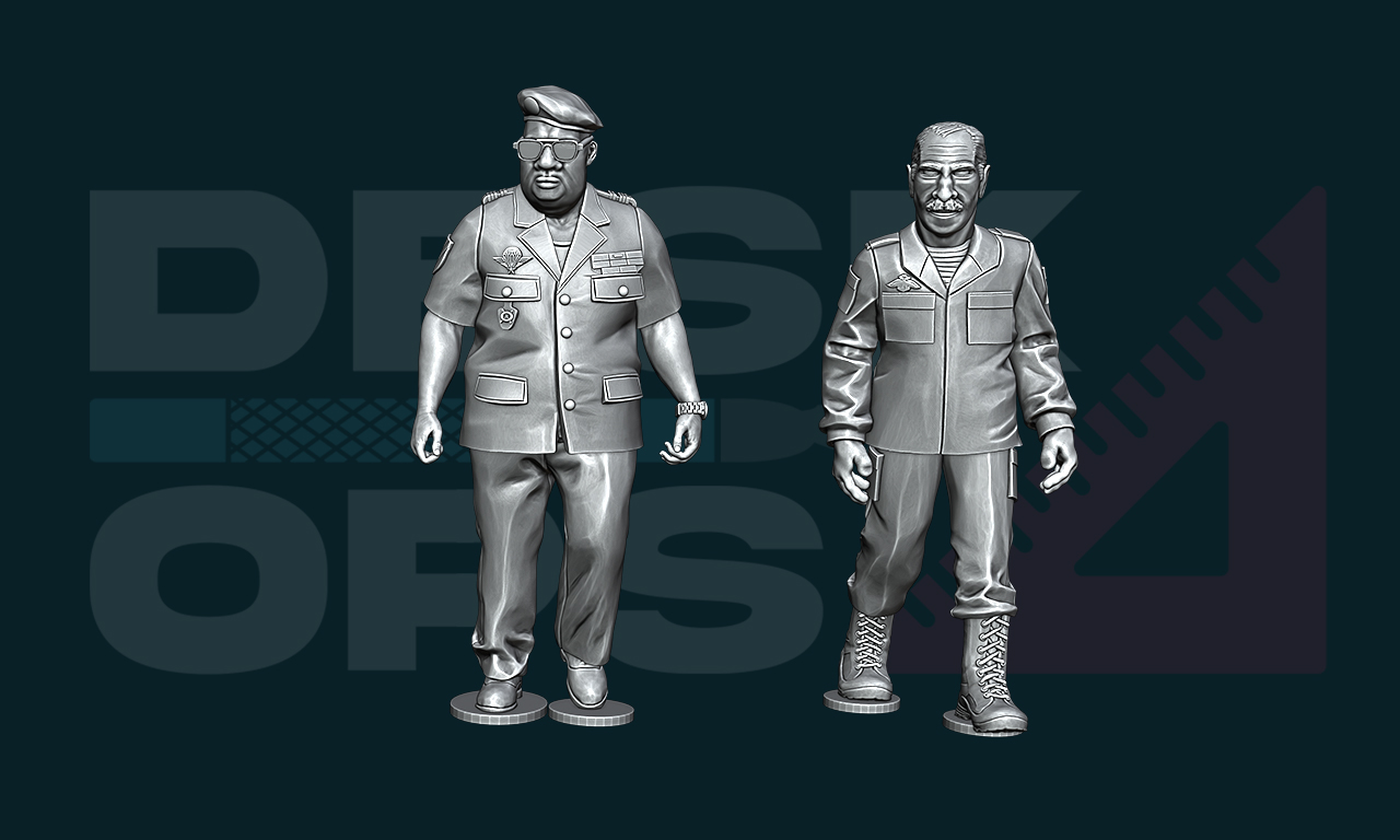 African General with Advisor