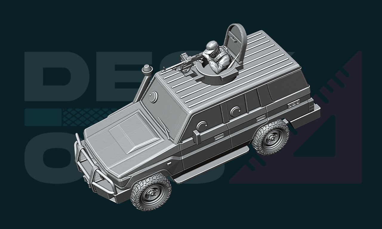 Armored Land Cruiser 76 SUV - Technical