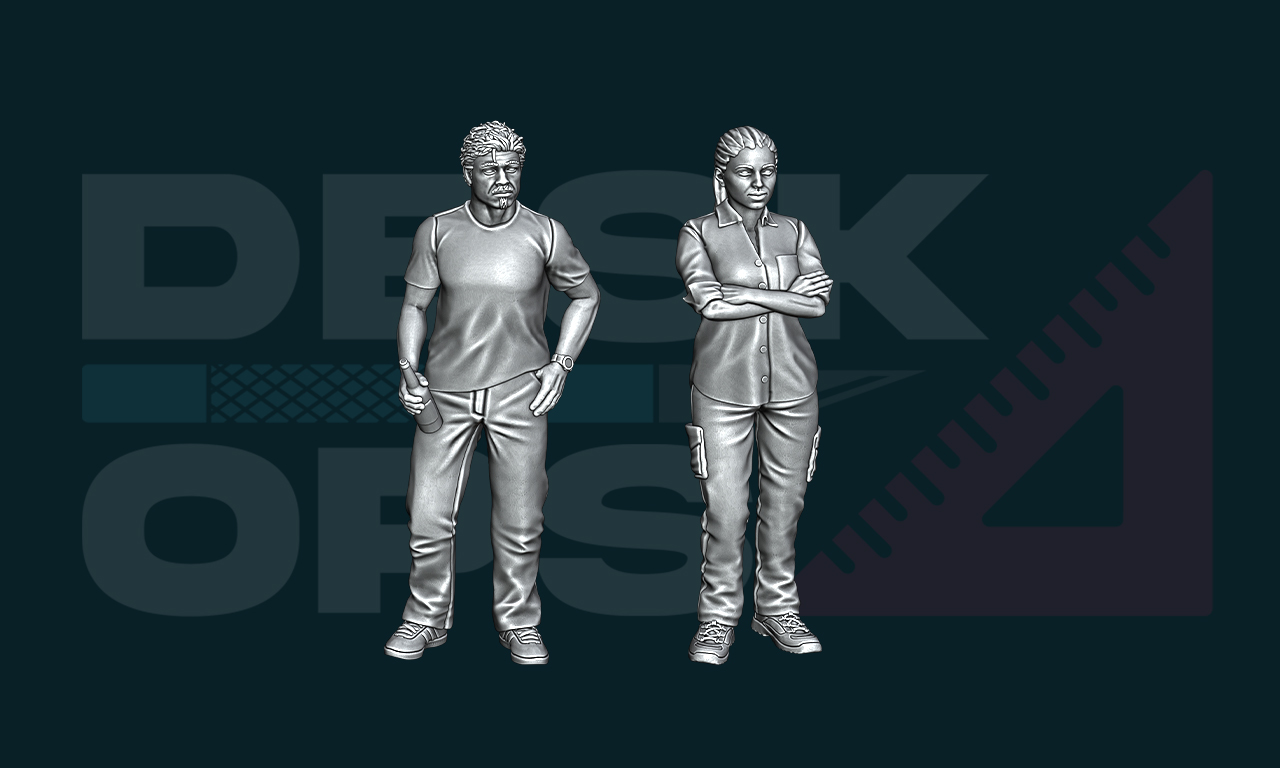 South American Civilians - Man and Woman