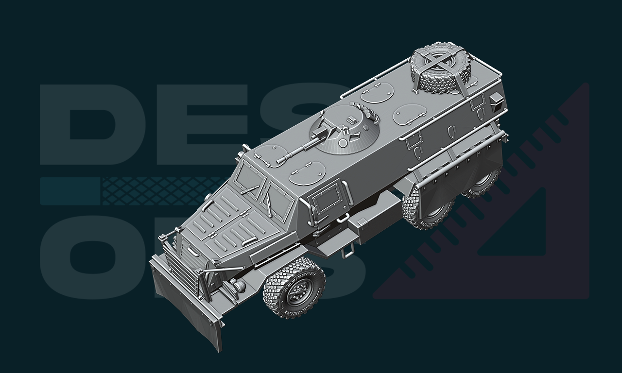 Armour Upgrade Kit for Ural 432007 "Chekan" APCs