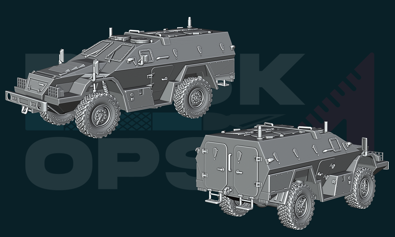 KAMAZ BPM-97 APC - No Passenger Windows