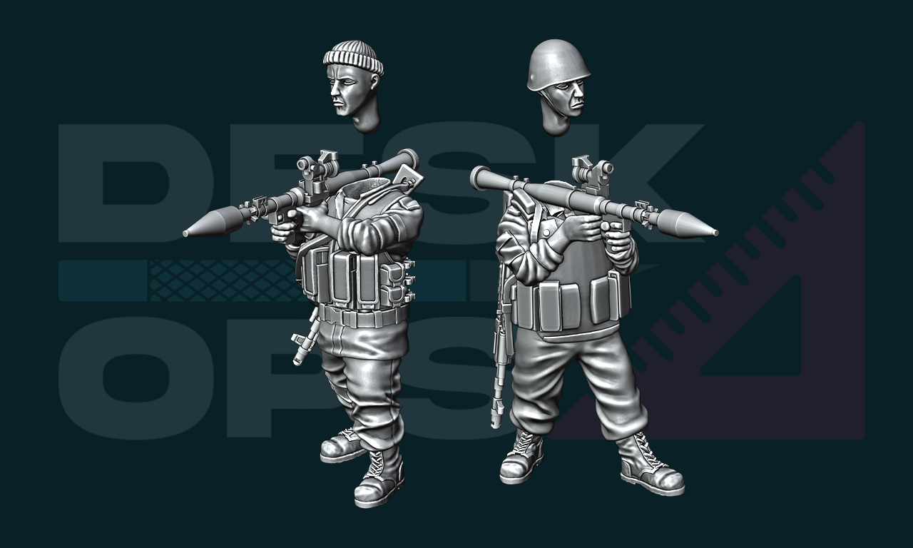 2000s Russian Army - Anti Tank RPG-7 Team 