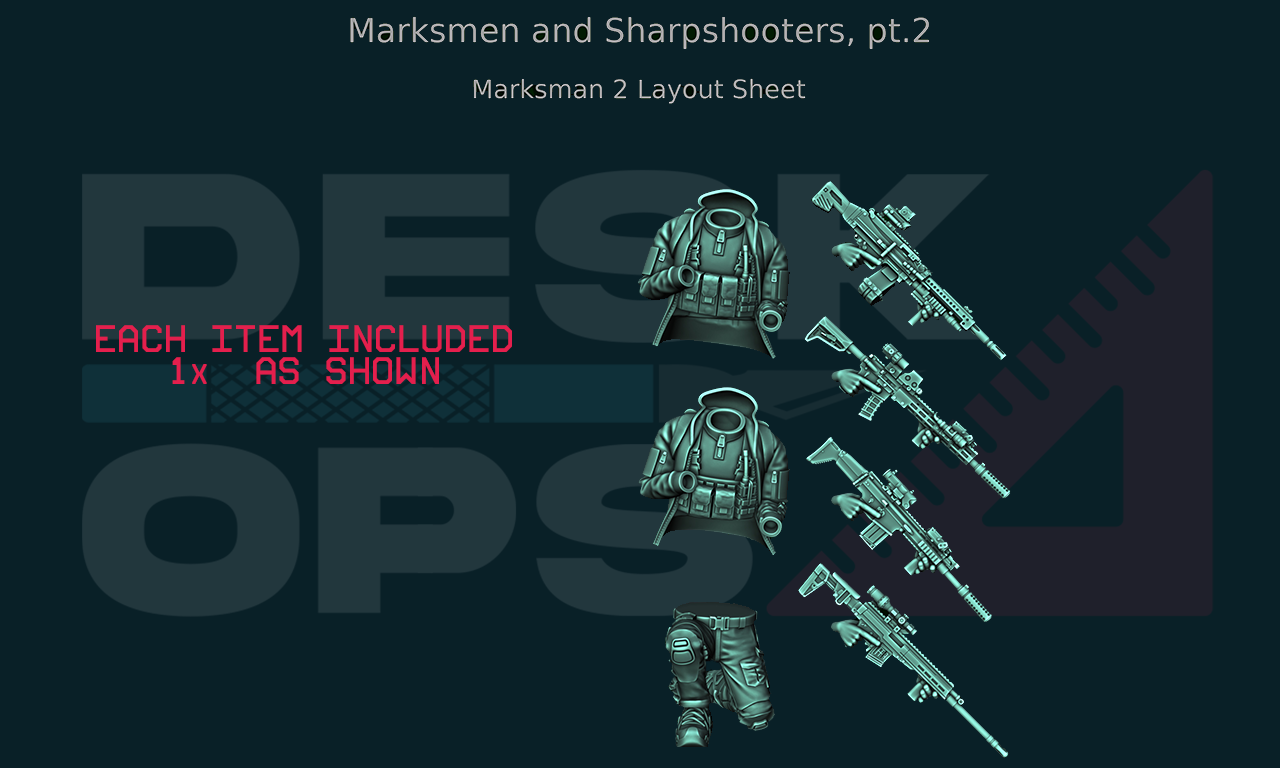 Marksmen and Sharpshooters - Part 2 - August 2024 - Full Parts Release
