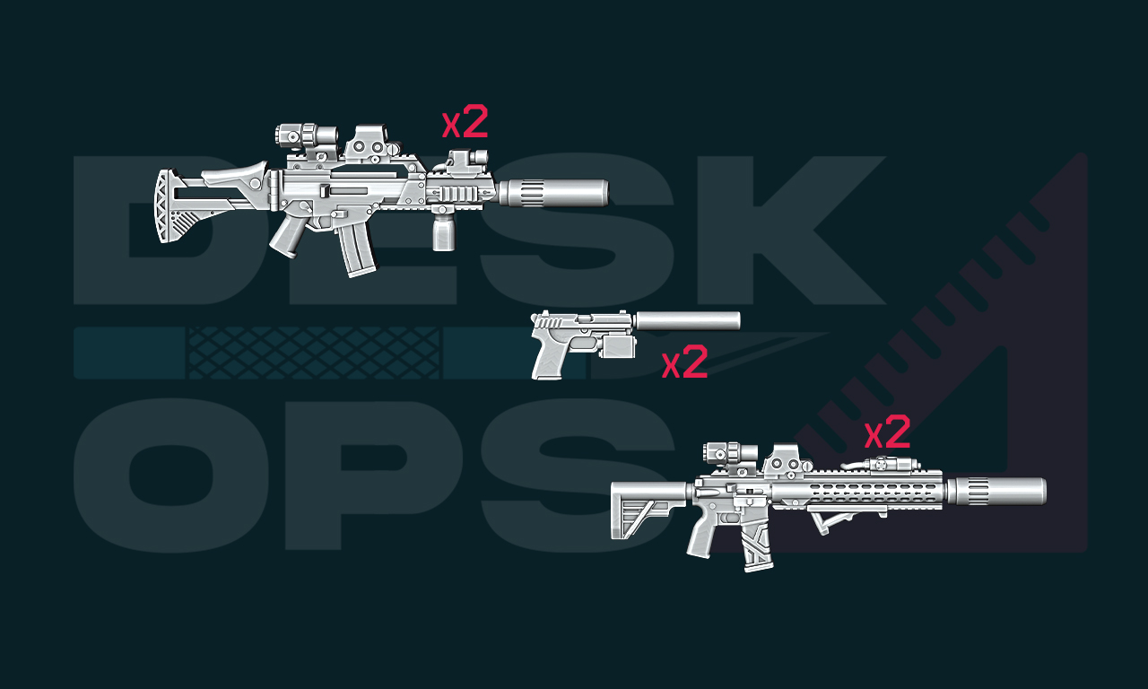 Bundeswehr Special Forces KSK Weapons - Suppressed