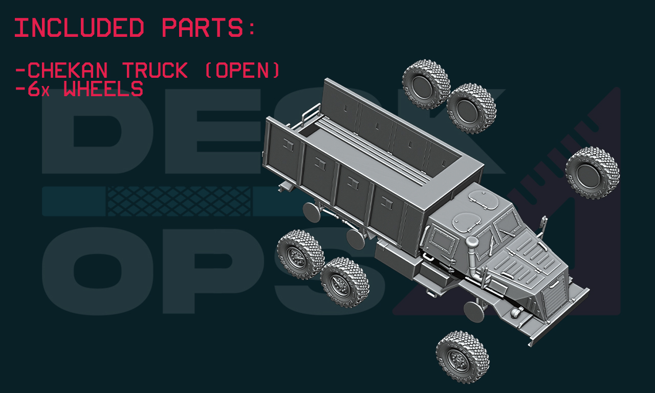 Ural 432007 "Chekan" Cargo Truck - No Canopy