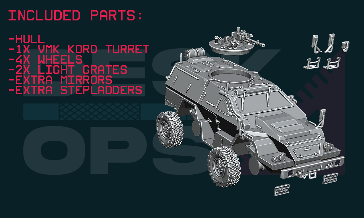 KAMAZ BPM-97 APC "Dozor" with VMK KORD Turret  - Late Version