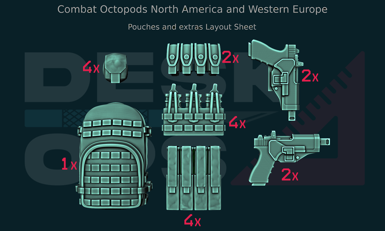 Combat Octopods - North America & Western Europe - June 2024 - Full Parts Release Combat Octopods - North America & Western Europe - June 2024 - Full Parts Release