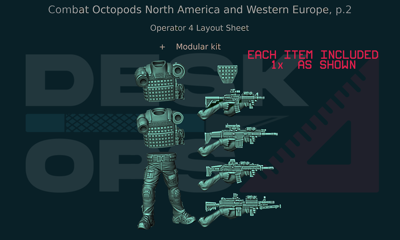 Combat Octopods - North America & Western Europe - June 2024 - Full Parts Release Combat Octopods - North America & Western Europe - June 2024 - Full Parts Release