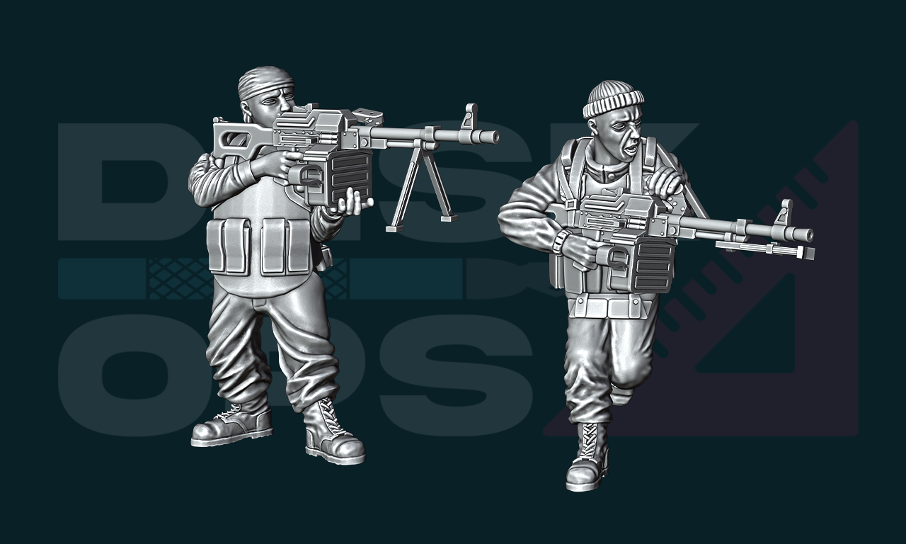 2000s Russian Army - PKM MMG Team