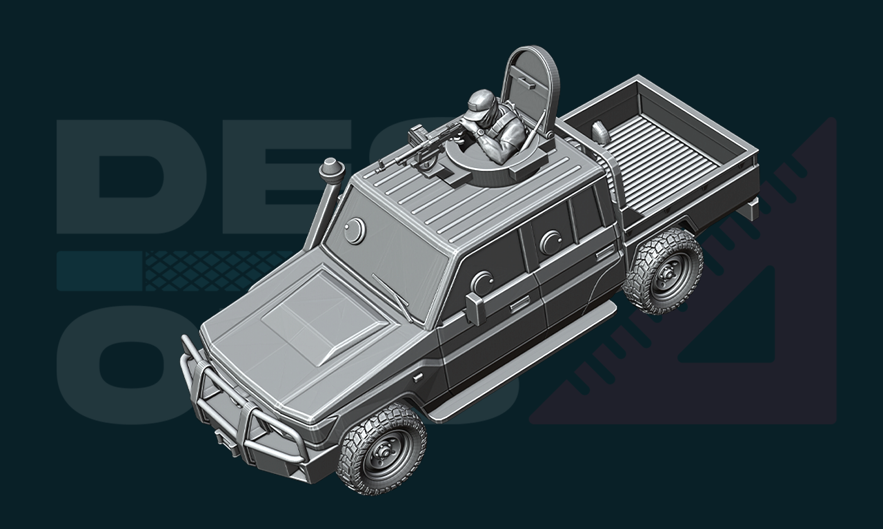 Armored Land Cruiser 79 - Technical 