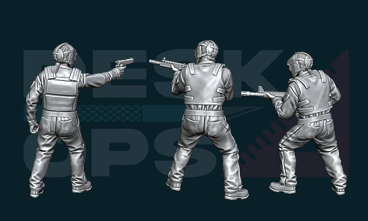 HEAT Robbers with Masks