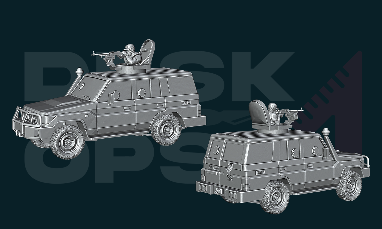 Armored Land Cruiser 76 SUV - Technical