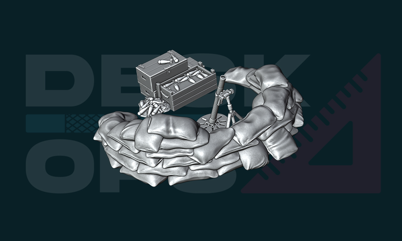 Indirect Ordnance - 80mm Mortar Pit