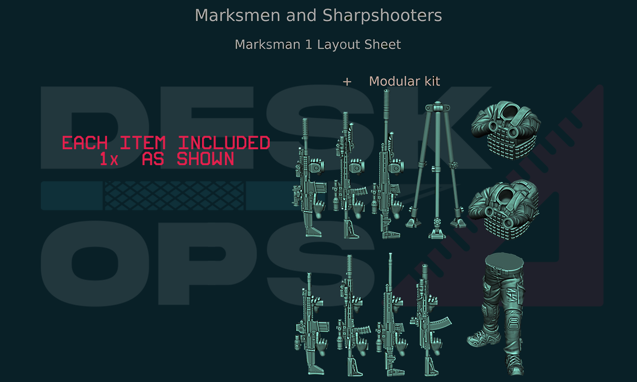 Marksmen and Sharpshooters - Part1 - July 2024 - Full Parts Release