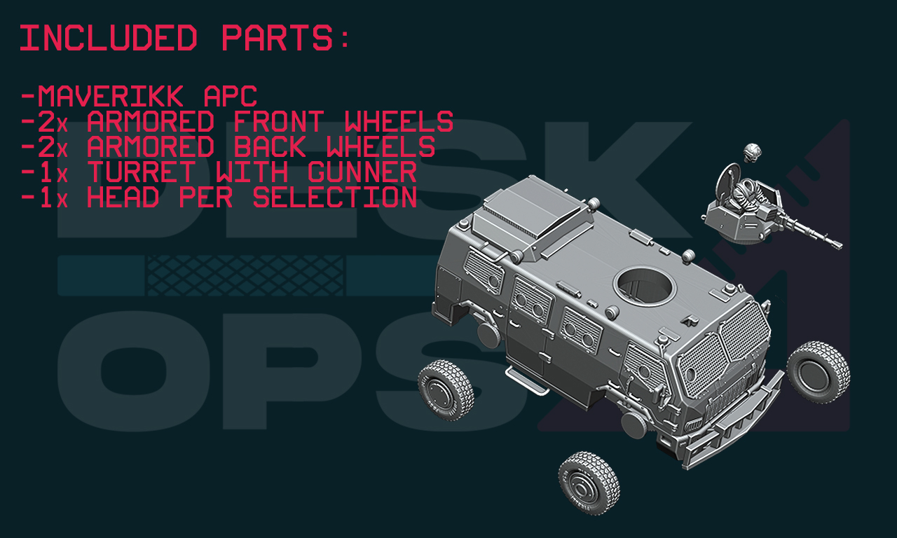 MP Group Maverikk ISV APC with KORD Turret & Gunner