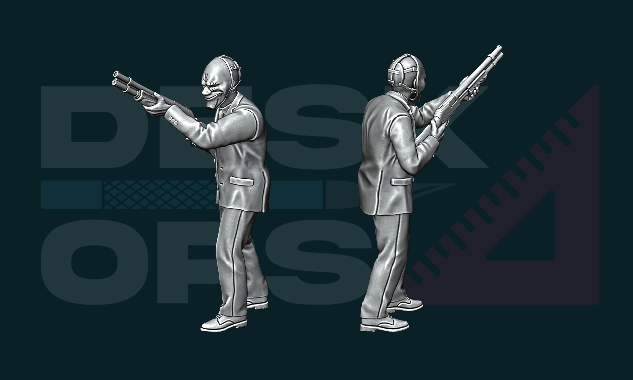 Bank Robber with Shotgun