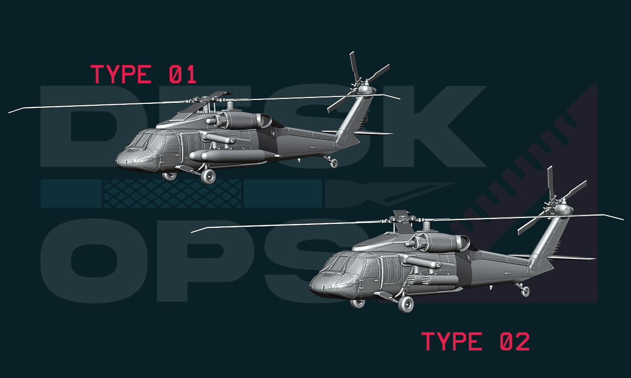UH-60A ESSS Black Hawk Helicopter 