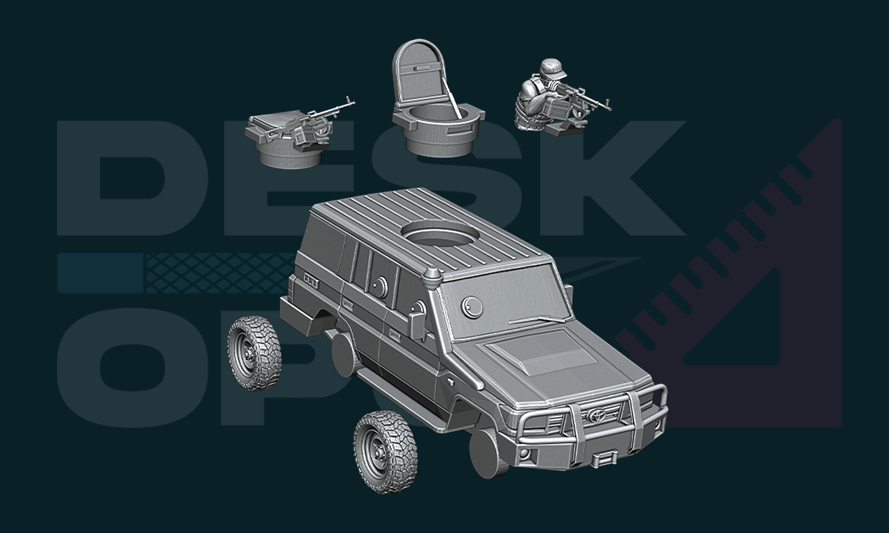 Armored Land Cruiser 76 SUV - Technical