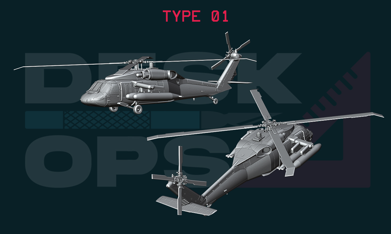 UH-60A ESSS Black Hawk Helicopter 